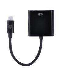 ADAPTADOR USB TIPO C X VGA FÊMEA FULL HD 1080P 20CM - ACHDMI-20