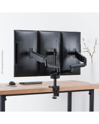 SUPORTE PARA 3 MONITORES 17'' A 27'' VESA 100X100 PLMSM03B