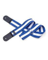 CORREIA COMFORT 5CM LISTRAS COM PONTEIRAS DE COURO CK509 AZUL