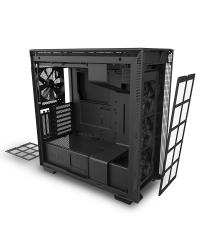 GABINETE ATX MID-TOWER - H710I MATTE BLACK - COM CONTROLADORA DE FANS + 2 FITAS DE LED - CA-H710I-B1