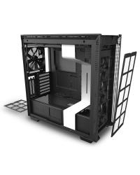 GABINETE ATX MID-TOWER - H710I MATTE WHITE - COM CONTROLADORA DE FANS + 2 FITAS DE LED - CA-H710I-W1