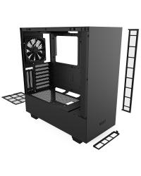 GABINETE ATX MID-TOWER - H510I MATTE BLACK - COM CONTROLADORA DE FANS + 2 FITAS DE LED - CA-H510I-B1