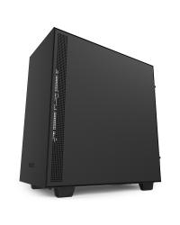 GABINETE ATX MID-TOWER - H510I MATTE BLACK/RED - COM CONTROLADORA DE FANS + 2 FITAS DE LED - CA-H510I-BR