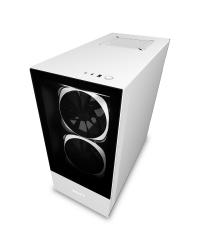 GABINETE ATX MID-TOWER - H510 ELITE WHITE - FRONTAL DE VIDRO + 2 FANS RGB + FITA DE LED - CA-H510E-W1