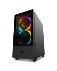 GABINETE ATX MID-TOWER - H510 ELITE BLACK - FRONTAL DE VIDRO + 2 FANS RGB + FITA DE LED - CA-H510E-B1