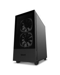 GABINETE ATX MID-TOWER - H510 ELITE BLACK - FRONTAL DE VIDRO + 2 FANS RGB + FITA DE LED - CA-H510E-B1