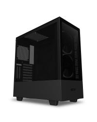 GABINETE ATX MID-TOWER - H510 ELITE BLACK - FRONTAL DE VIDRO + 2 FANS RGB + FITA DE LED - CA-H510E-B1