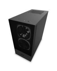 GABINETE ATX MID-TOWER - H510 ELITE BLACK - FRONTAL DE VIDRO + 2 FANS RGB + FITA DE LED - CA-H510E-B1