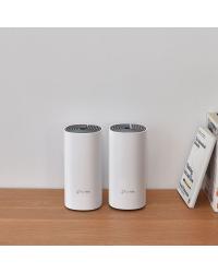 ROTEADOR WIRELESS SISTEMA WI-FI MESH DUAL BAND 2,4/5GHZ AC1200 DECO E4 PACK 2