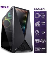 COMPUTADOR GAMER 7000 - I7 9700 3.0GHZ 9ª GER. MEM. 8GB DDR4 HD 1TB GTX 1050TI 4GB FONTE 600W WHITE