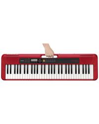 TECLADO MUSICAL CASIOTONE BASICO DIGITAL VERMELHO CT-S200RDC2-BR