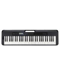 TECLADO MUSICAL CASIOTONE BASICO DIGITAL CT-S300C2-BR PRETO