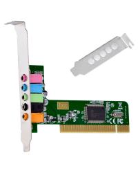 PLACA DE SOM PCI 5.1 CANAIS LOW PROFILE - PS51-PCI