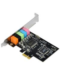 PLACA DE SOM PCI-EXPRESS 5.1 CANAIS LOW PROFILE - PS51-PCIE