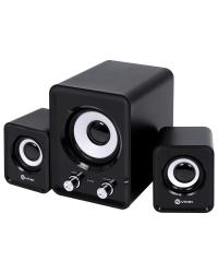 CAIXA DE SOM 2.1 STANDARD WAY 11W SUBWOOFER + 2 CAIXAS SATÉLITE - CXST11W