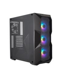 GABINETE MASTERBOX TD500 MID TOWER COM LED ARGB PRETO - MCB-D500D-KANN-S01