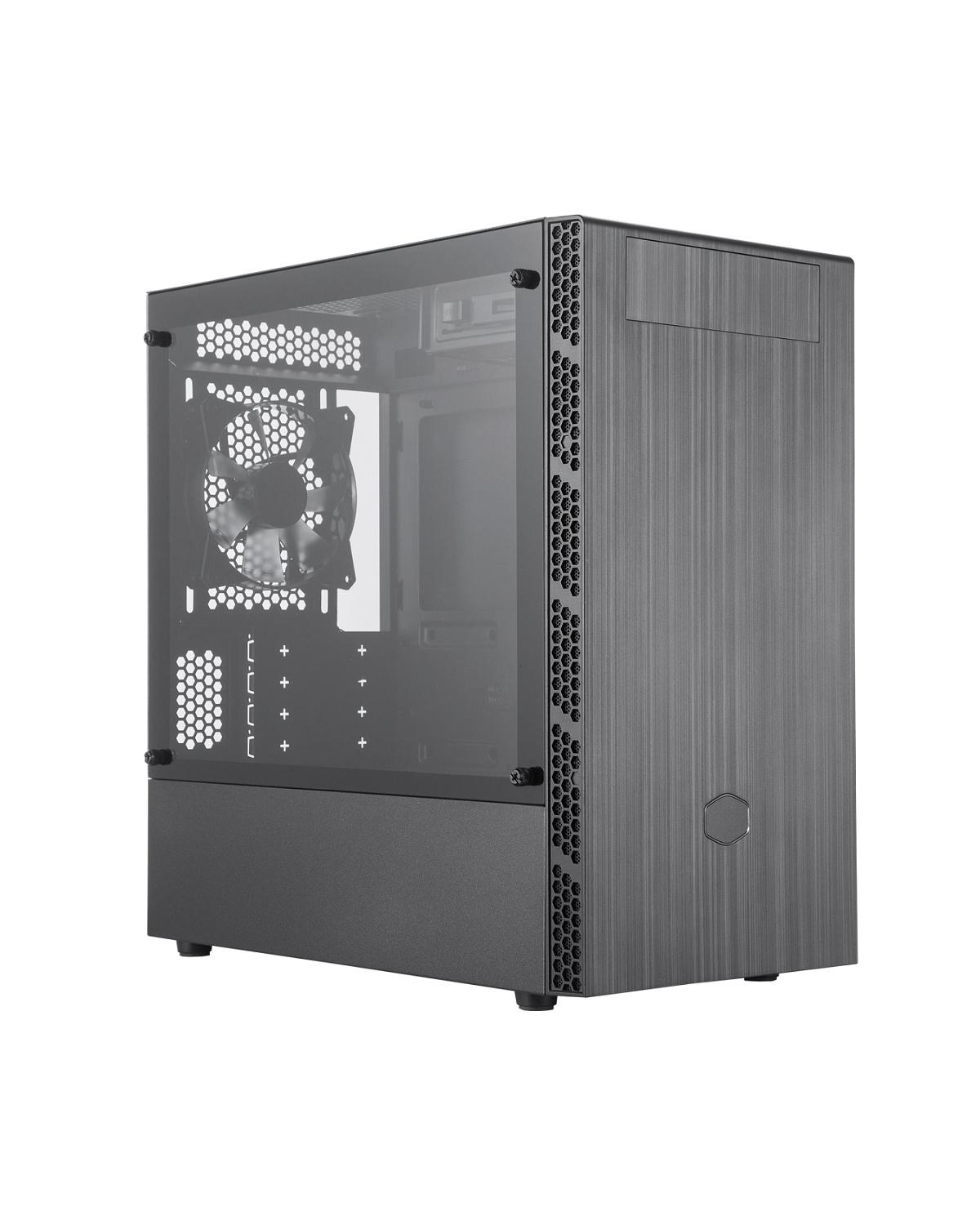 GABINETE MASTERBOX MB400L MINI TOWER COM ODD PRETO - MCB-B400L-KG5N-S00