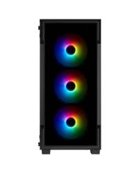 GABINETE ATX MID TOWER - CRYSTAL SERIES 220T RGB BLACK - CC-9011190-WW