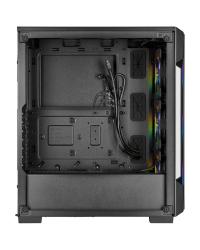 GABINETE ATX MID TOWER - CRYSTAL SERIES 220T RGB BLACK - CC-9011190-WW