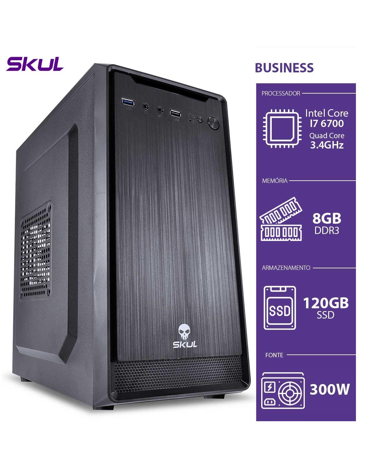 COMPUTADOR BUSINESS B700 - I7 6700 3.4GHZ 8GB DDR3 SSD 120GB HDMI/VGA FONTE 300W