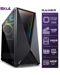 COMPUTADOR GAMER 7000 - I7 9700F 3.0GHZ 9ª GER. MEM. 16GB DDR4 (2X 8GB) SSD 240GB GTX 1660 6GB FONTE 600W