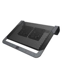 BASE PARA NOTEBOOK U2 PLUS V2 - ALUMÍNIO- 2 FANS - 80 MM - MNX-SWUK-20FNN-R1