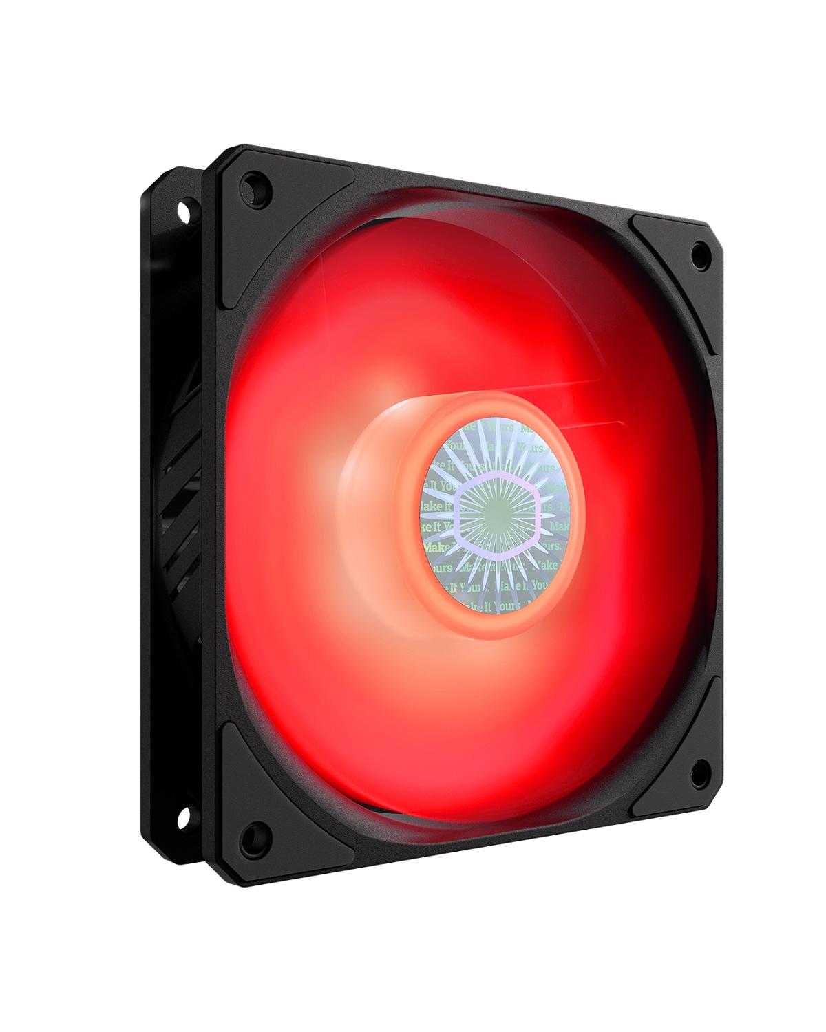 FAN PARA GABINETE SICKLEFLOW 120MM - LED RED - MFX-B2DN-18NPR-R1