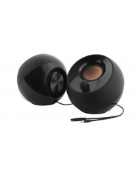 CAIXA DE SOM 2.0 - PEBBLE - USB TIPO A - 2W RMS - PRETA - 51MF1680AA000