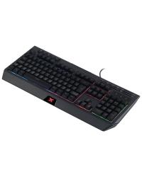 TECLADO GAMER PROTECTOR ABNT2 MULTIMIDIA LED 7 CORES USB COM SUPORTE SMARTPHONE - GT800