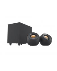 CAIXA DE SOM 2.1 - PEBBLE PLUS - COM SUBWOOFER - USB TIPO A - 4W/5W RMS - BLACK - 51MF0480AA000