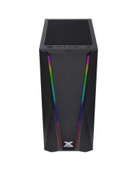 GABINETE GAMER VX GAMING FEUX RGB COM JANELA ACRILICA - PRETO