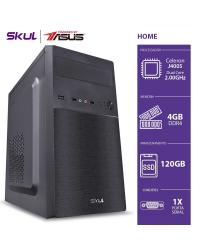 COMPUTADOR HOME H100 POWERED BY ASUS - CELERON J4005 2.00GHZ 4GB DDR4 SSD 120GB HDMI/VGA FONTE 300W