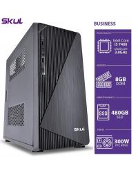 COMPUTADOR BUSINESS B500 - I5 7400 3.0GHZ 8GB DDR4 SSD 480GB HDMI/VGA FONTE 300W