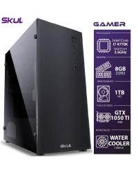 COMPUTADOR GAMER 7000 - I7 4770K 3.5GHZ 4ª GER. MEM. 8GB DDR3 HD 1TB GTX 1050TI 4GB WATER COOLER 120MM FONTE 500W