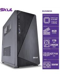 COMPUTADOR BUSINESS B300 - I3-9100F 3.6GHZ 8GB DDR4 SSD 240GB HD 1TB GT 710 2GB FONTE 500W