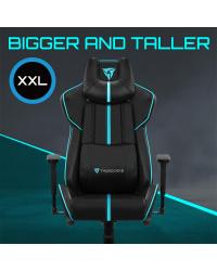 Cadeira Gamer BC7 Larger 150kg Black Cyan THUNDERX3