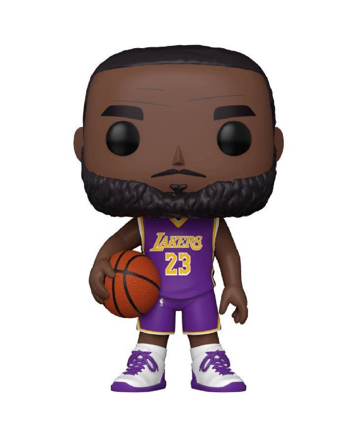 POP! NBA: LAKERS - LEBRON JAMES - CAMISA ROXA - 25 CENTÍMETROS #98