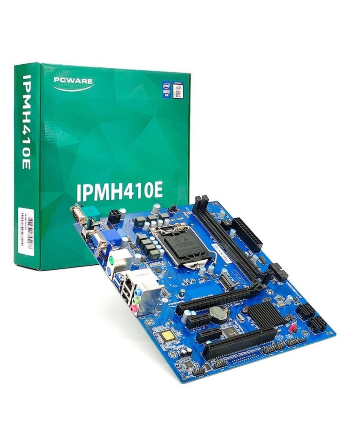 PLACA-MÃE MICRO ATX PCWARE INTEL IPMH410E - LGA 1200 - 10ª GERAÇÃO VGA/HDMI/USB 3.0