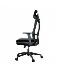 CADEIRA ERGONOMICA OFFICE B7 COM DESCANSO PRETA - PCOB7PT