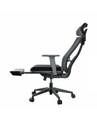 CADEIRA ERGONOMICA OFFICE B7 COM DESCANSO PRETA - PCOB7PT