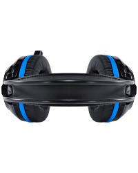 HEADSET VX GAMING TARANIS V2 P2 COM MICROFONE - PRETO E AZUL