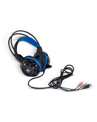 HEADSET VX GAMING TARANIS V2 P2 COM MICROFONE - PRETO E AZUL