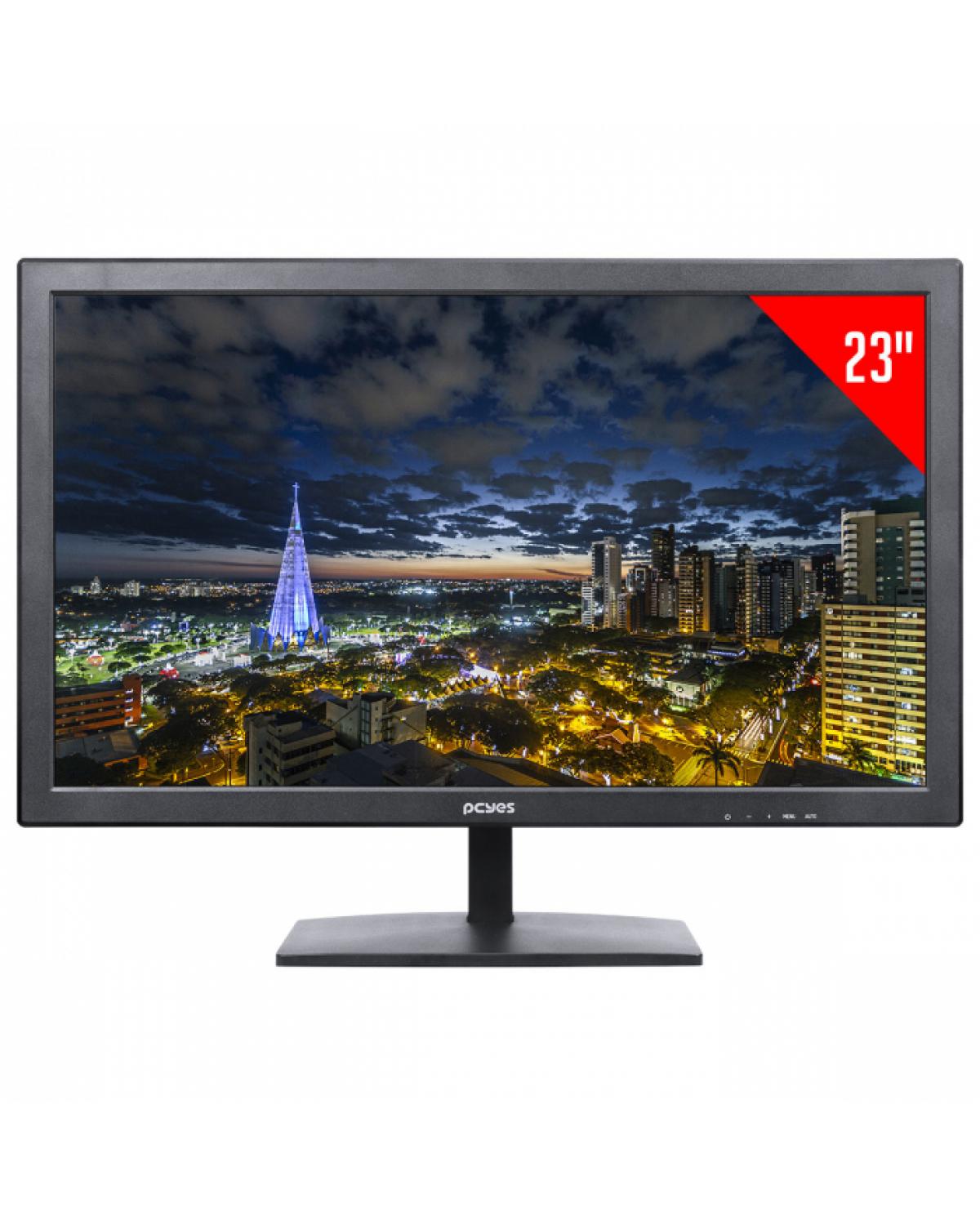 MONITOR PCYES 23' OFFICE LED VA FULL HD COM ENTRADA HDMI+VGA ACOMPANHA CABO HDMI PCYES - MO23VA