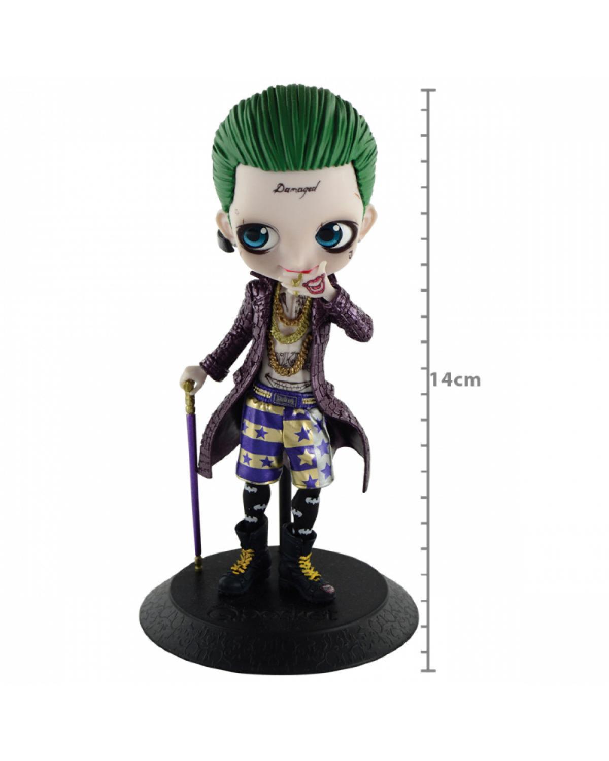 FIGURE DC COMICS - CORINGA (ESQUADRAO SUICIDA) - VER.A Q POSKET REF 28945/28946