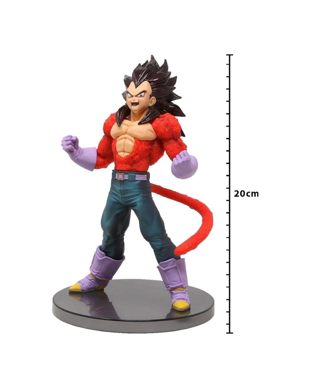 Boneco Dragon Ball Z - Goku Super Sayajin 20cm - Cabelo Azul