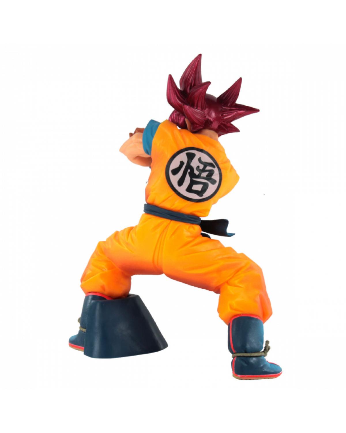 FIGURE DRAGON BALL SUPER - GOKU SUPER SAYAJIN GOD - BLOOD OF SAIYANS  SPECIAL VI REF: 29826/29827