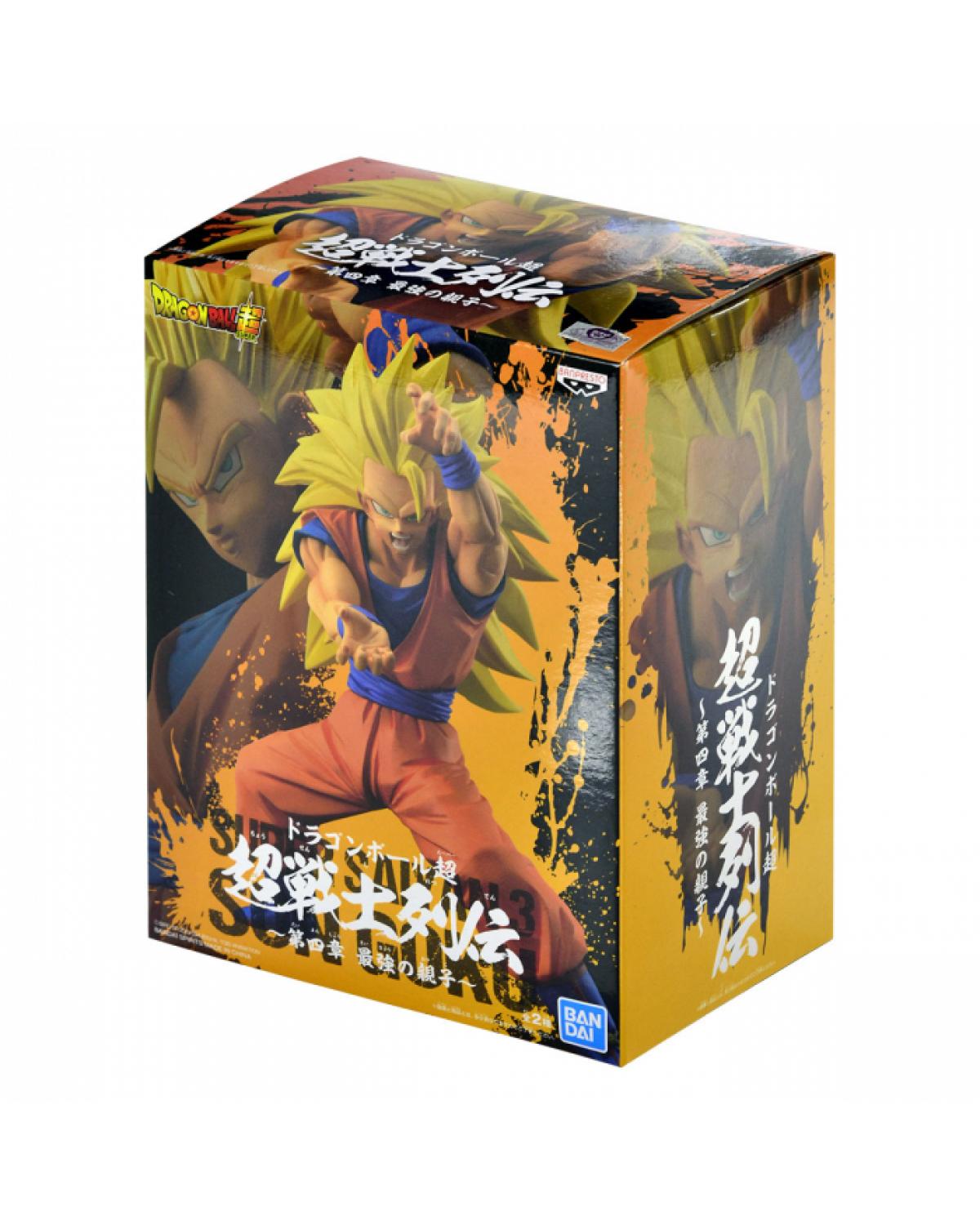 FIGURE DRAGON BALL SUPER - GOKU SUPER SAYAJIN 3 - CHOSENSHIRETSUDEN REF:  29895/29896