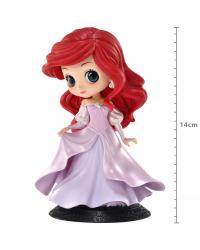 FIGURE DISNEY - PRINCESA ARIEL VESTIDO ROSA - VER.B Q POSKET REF: 20467/20468