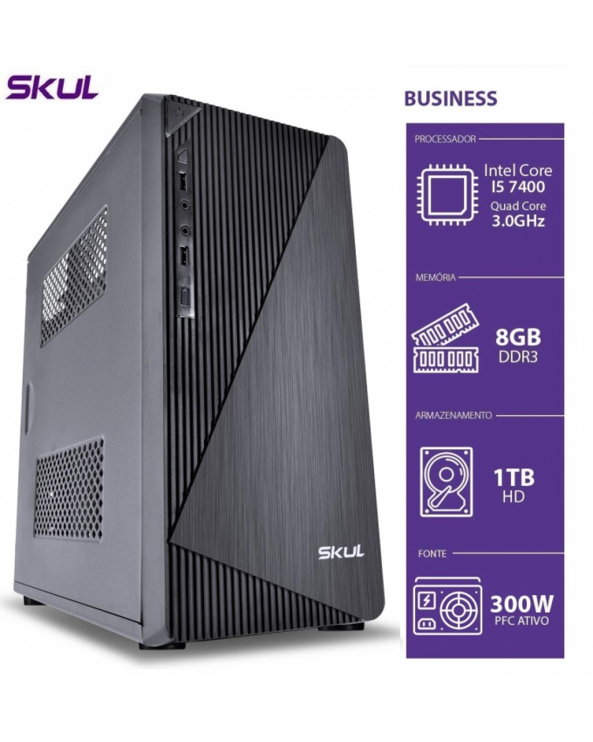 COMPUTADOR BUSINESS B500 - I5 7400 3.0GHZ 8GB DDR3 HD 1TB HDMI/VGA FONTE 300W