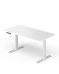 MESA GAMER DT3 F40 PRO WHITE, ALTURA AJUSTAVEL, BORDA CURVADA, BRANCA